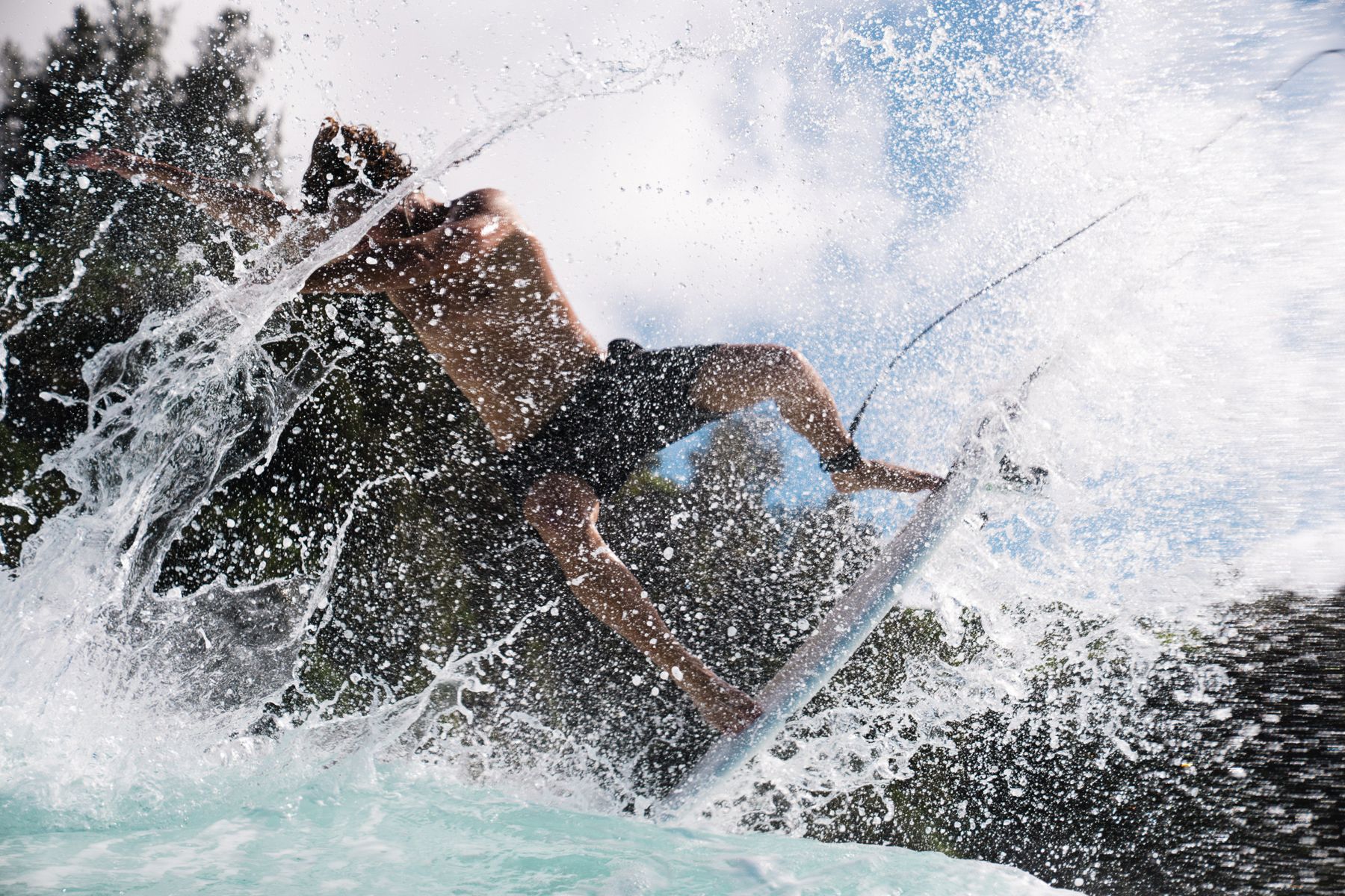 Water and surf photograph by Farren Hill