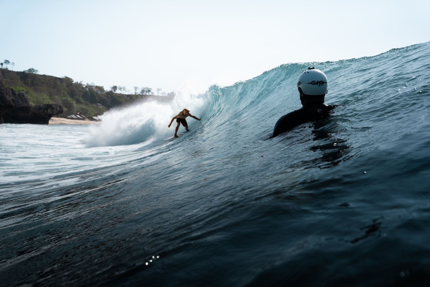 Water and surf photograph by Farren Hill